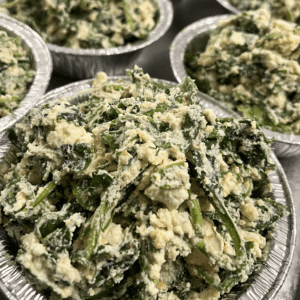 cheesy spinach